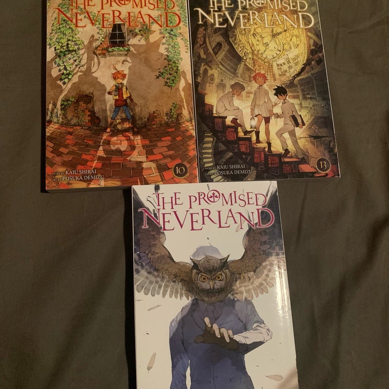 The Promised Neverland Vol. 10 and 13-17