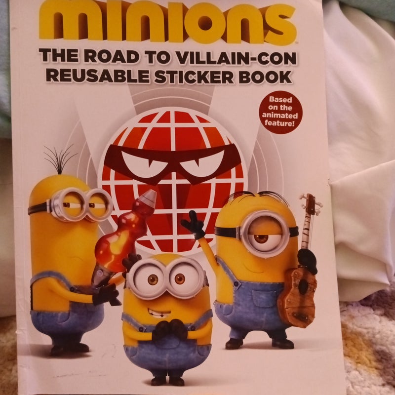 Minions: the Road to Villain-Con: Reusable Sticker Book