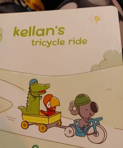Kellan's tricycle ride