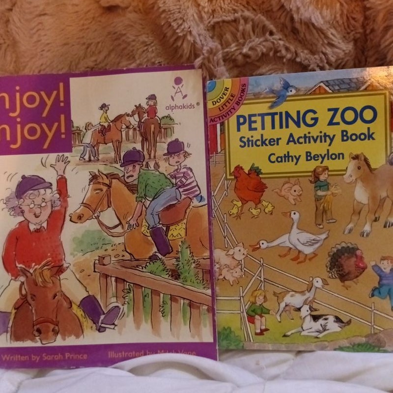 Petting Zoo Sticker Activity Book