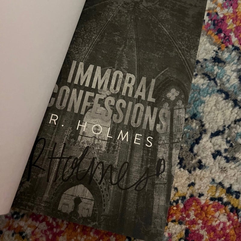Immoral Confessions *signed*