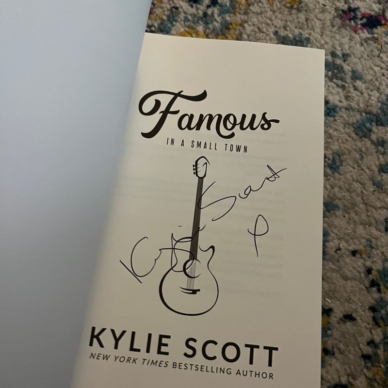Famous In A Small Town **signed**