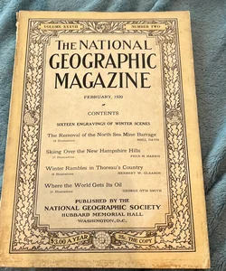February 1920 National Geographic magazine 