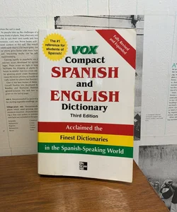 Vox Compact Spanish and English Dictionary, Third Edition (Paperback)