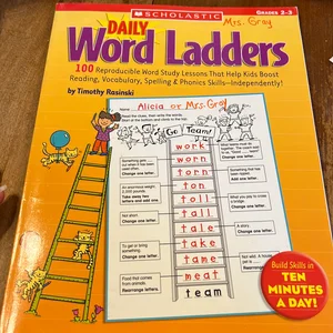Daily Word Ladders - Grades 2-3