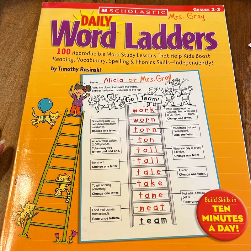 Daily Word Ladders - Grades 2-3