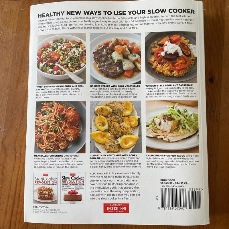 Healthy Slow Cooker Revolution by America s Test Kitchen Staff Paperback Pangobooks