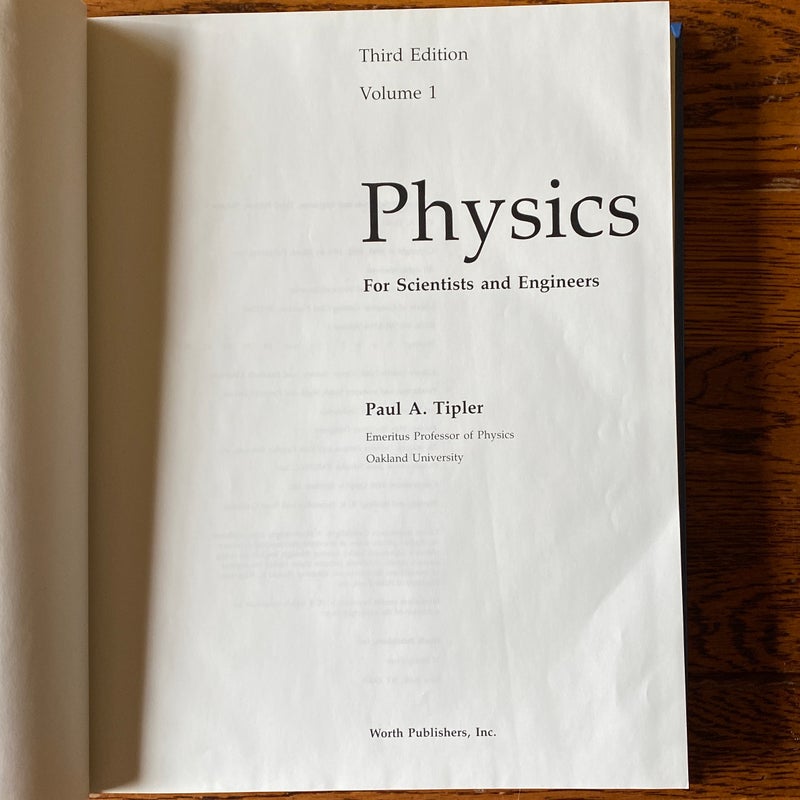 Physics for Scientists and Engineers High School Edition
