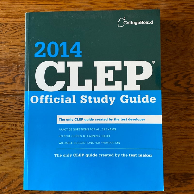 CLEP Official Study Guide 2014