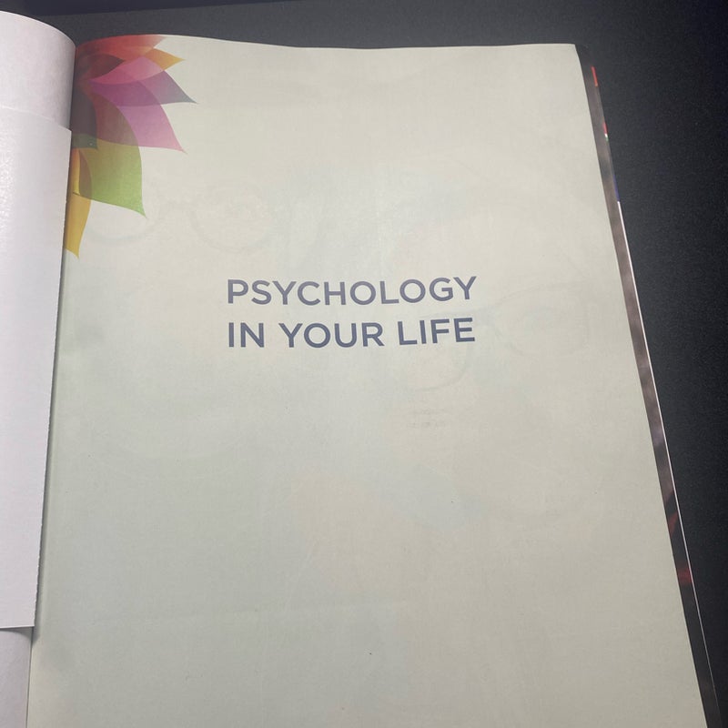 Psychology in Your Life, 3rd Edition + Reg Card for Ebook + Inquizitive