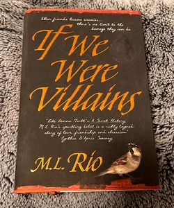 If we were villains French SE by M.L Rio, Hardcover | Pangobooks