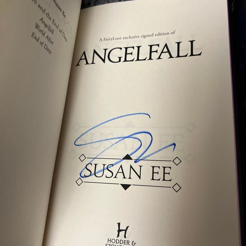 Fairyloot Angelfall Series  - Reserved 