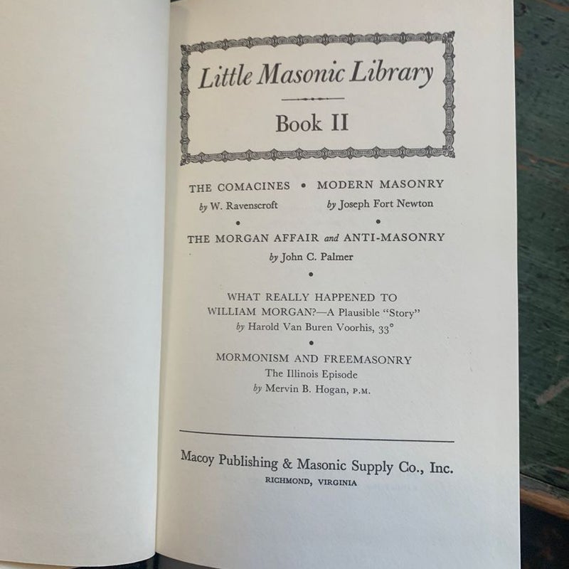 Little Masonic Library Vol 1-5