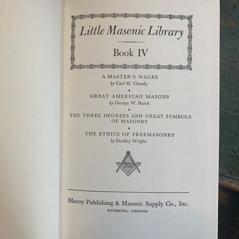 Little Masonic Library Vol 1-5