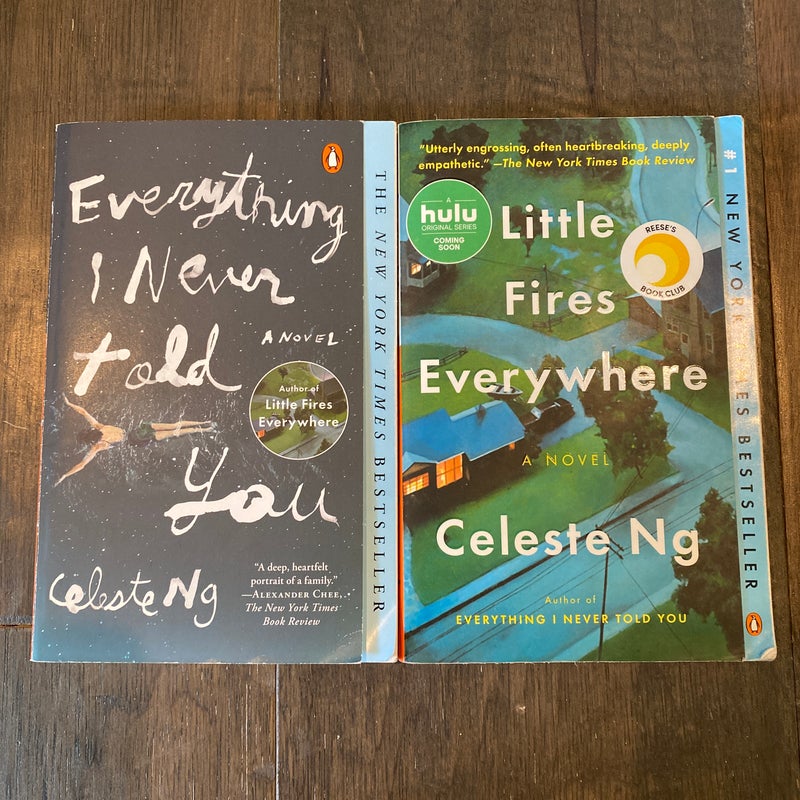 Everything I Never Told You And Little Fires Everywhere (2 books!!!)