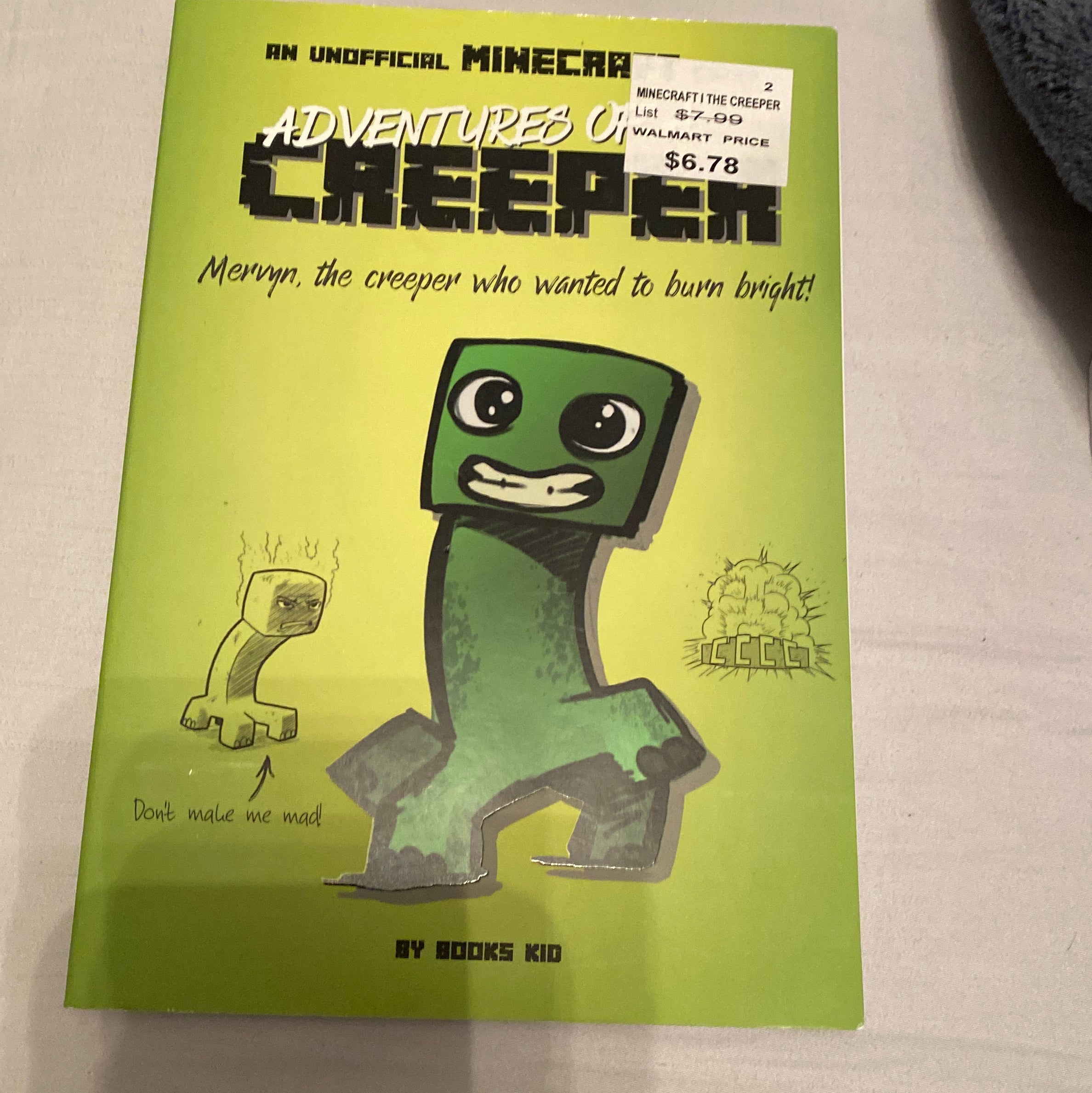 Adventures of a Creeper: an Unofficial Minecraft Diary