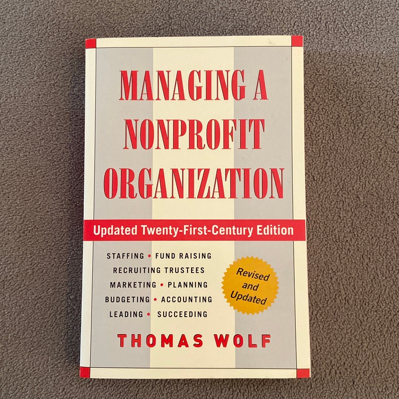 Managing a Nonprofit Organization