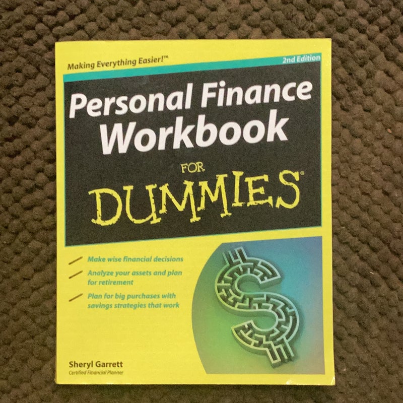 Personal Finance Workbook for Dummies