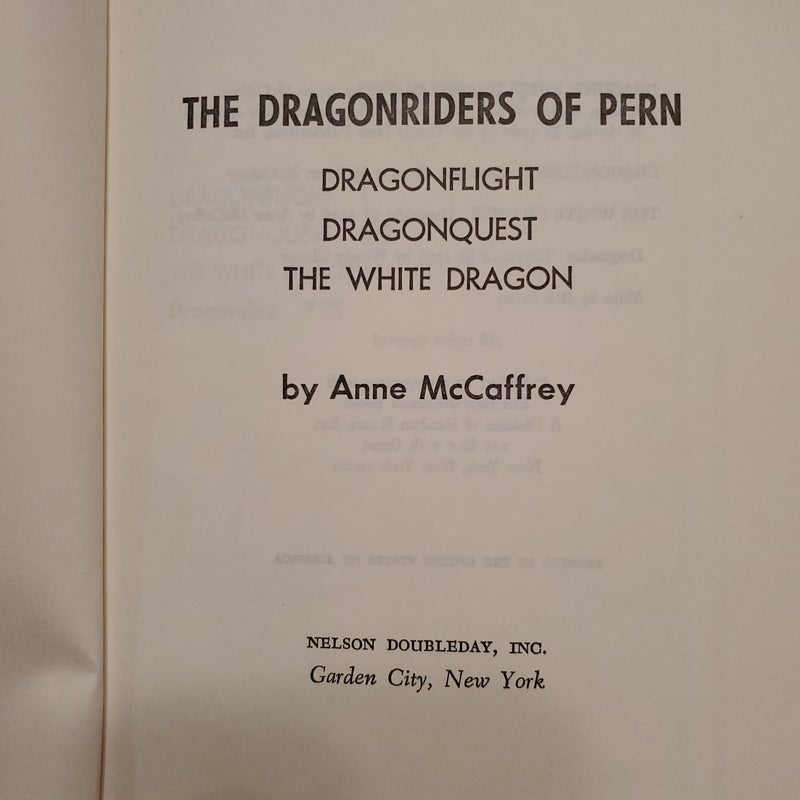 The Dragonriders of Pern