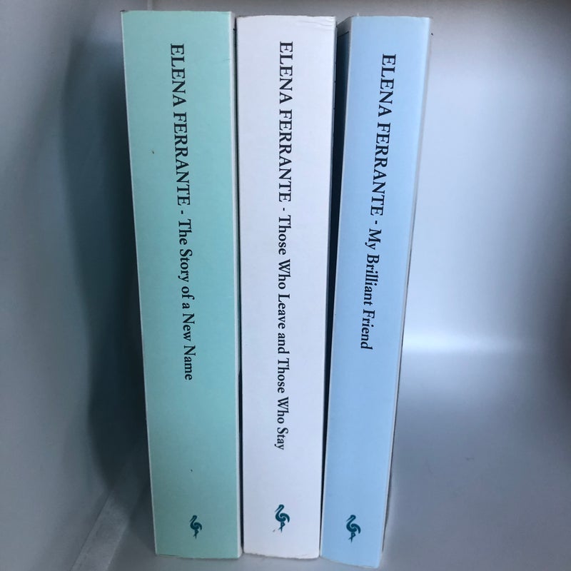 My Brilliant Friend - Neopolitan Series (1-4) - Book 4  is library copy.