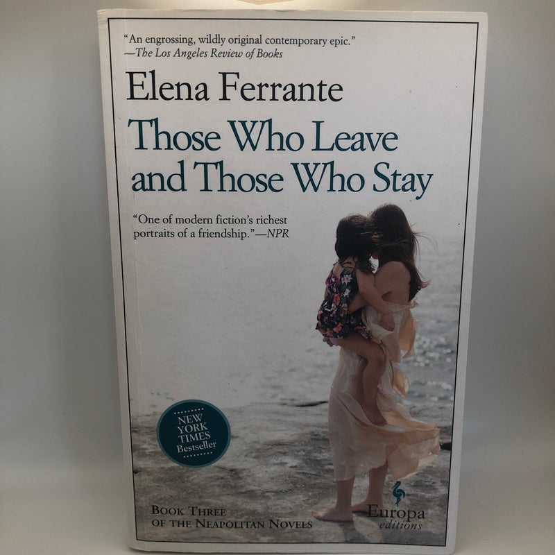 My Brilliant Friend - Neopolitan Series (1-4) - Book 4  is library copy.