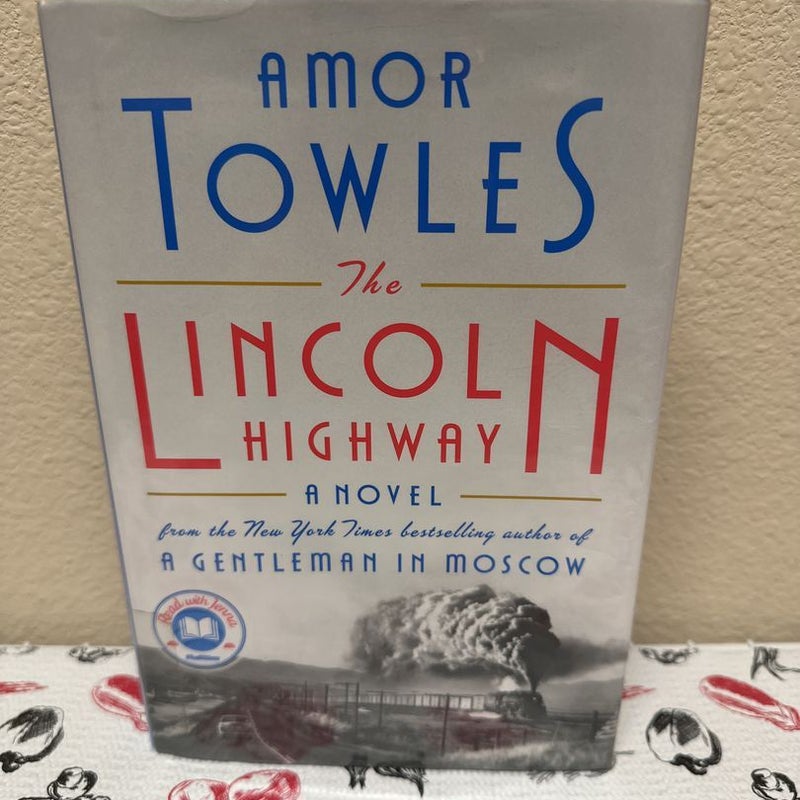The Lincoln Highway ( Library copy with stamps on it)