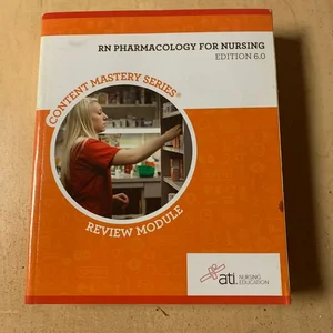 RN Pharmacology for Nursing Edition 6. 0