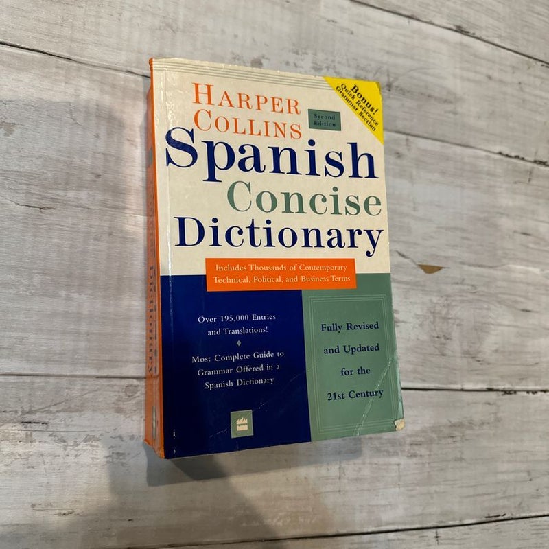 HarperCollins Spanish Dictionary