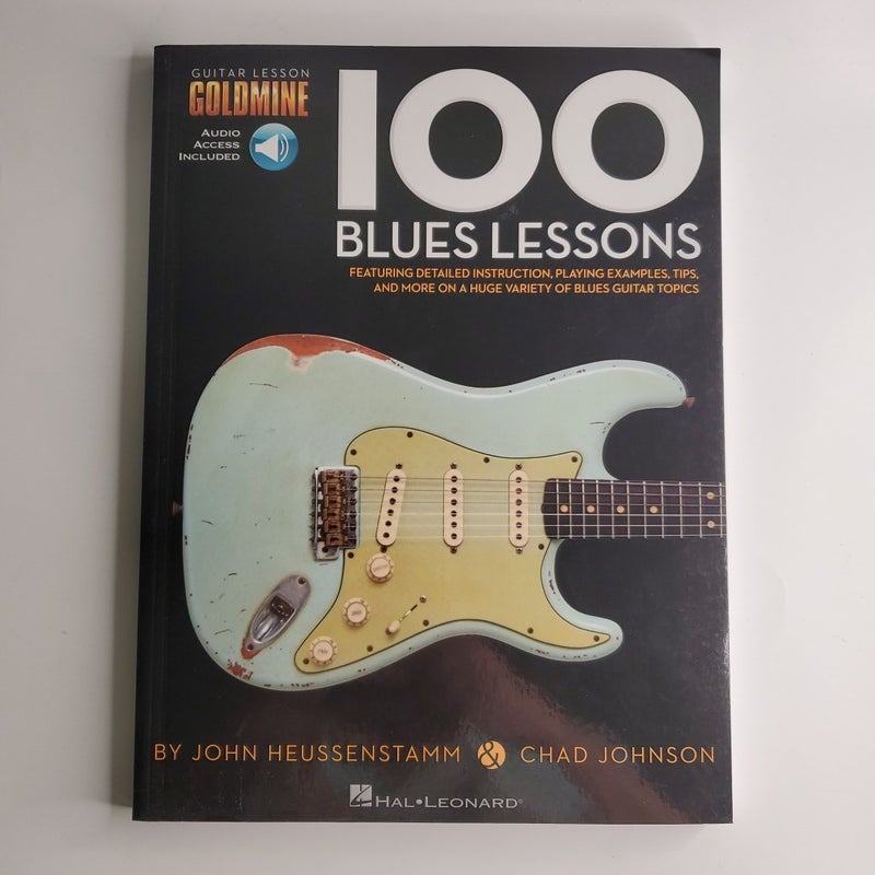 100 Blues Lessons - Guitar Lesson Goldmine Series (Bk/Online Audio)