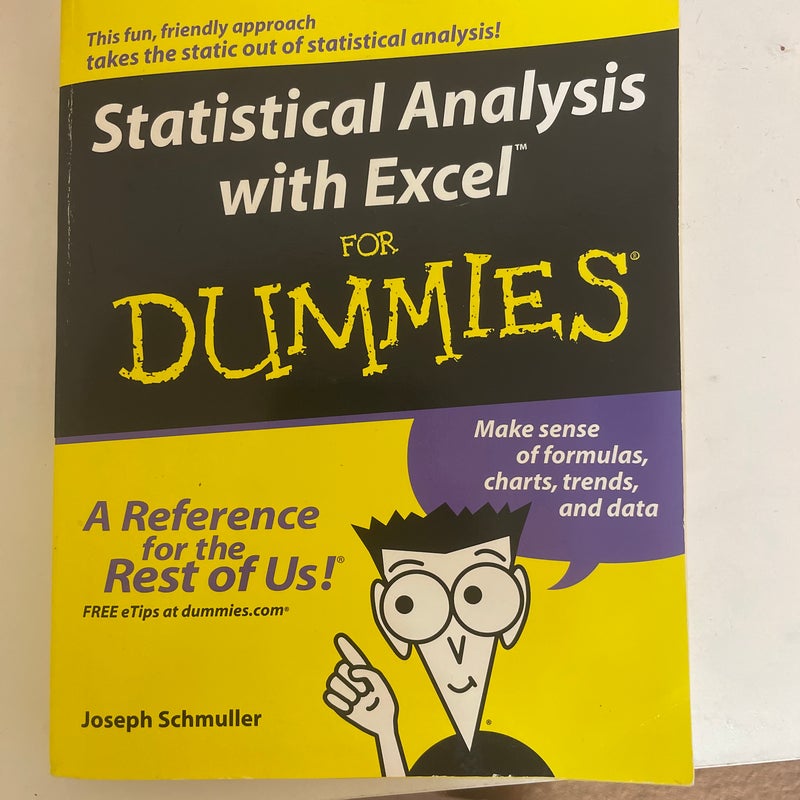 Statistical Analysis with Excel for Dummies®