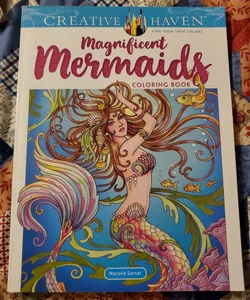 Creative Haven Magnificent Mermaids Coloring Book