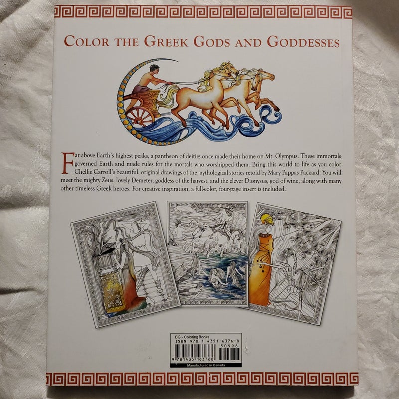 Greek Mythology Coloring Book