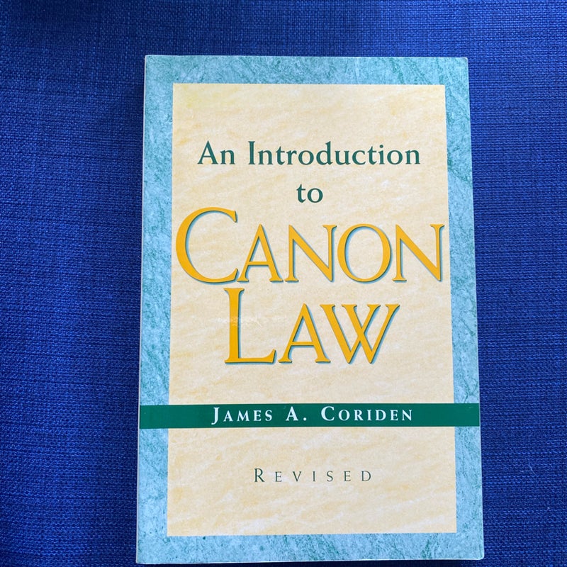 An Introduction to Canon Law