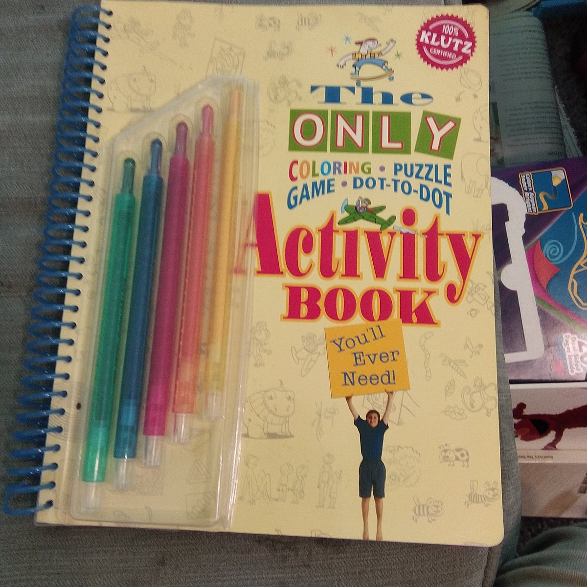 The Only Coloring, Puzzle, Game, Dot-to-Dot by Klutz Editors