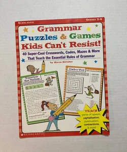 Grammar Games and Activities Kids Can't Resist!