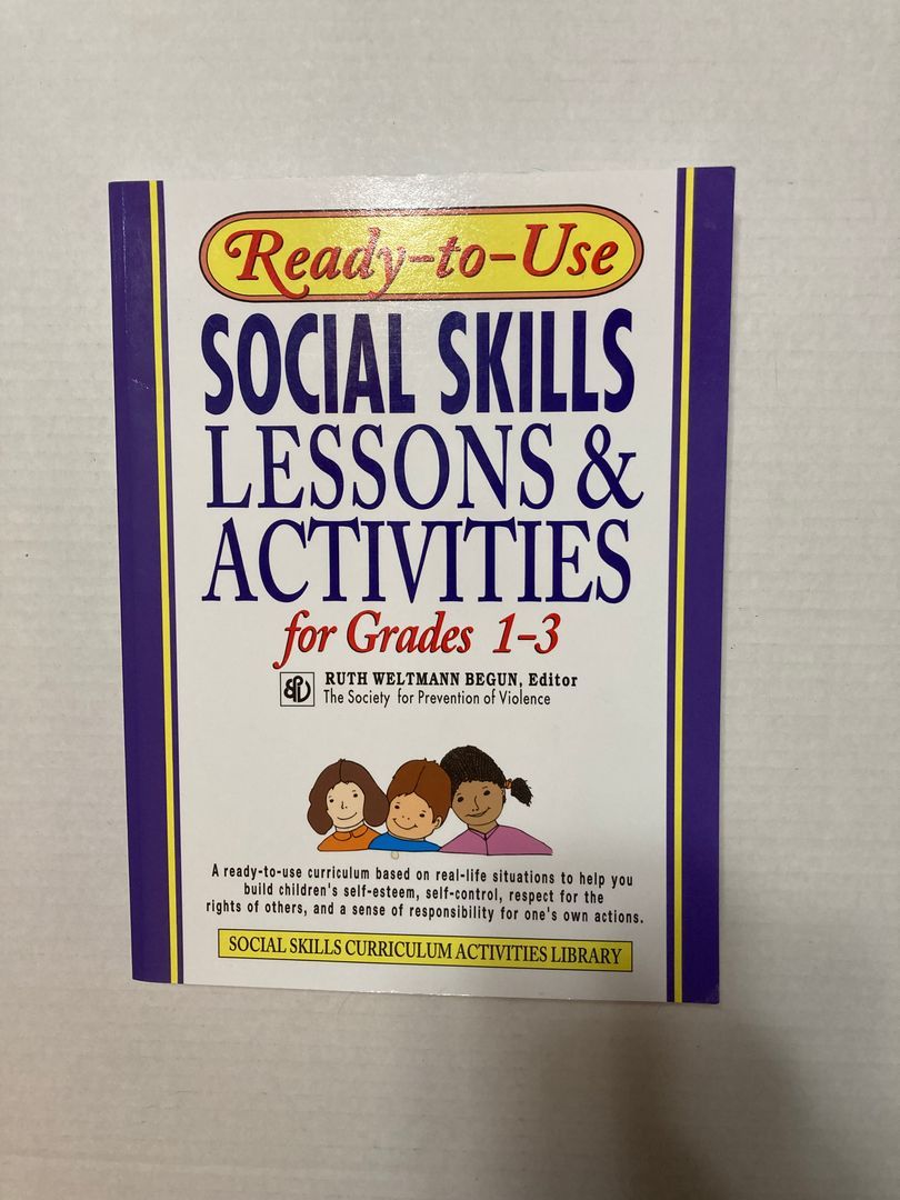 Lessons　by　Ready-To-Use　Social　and　Paperback　Skills　Activities　Grades　for　Begun,　1-3　Ruth　Weltmann　Pangobooks