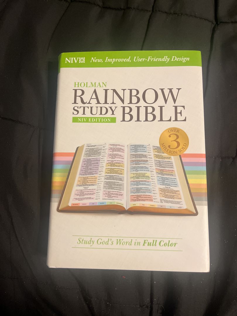 NIV Rainbow Study Bible, Jacketed Hardcover