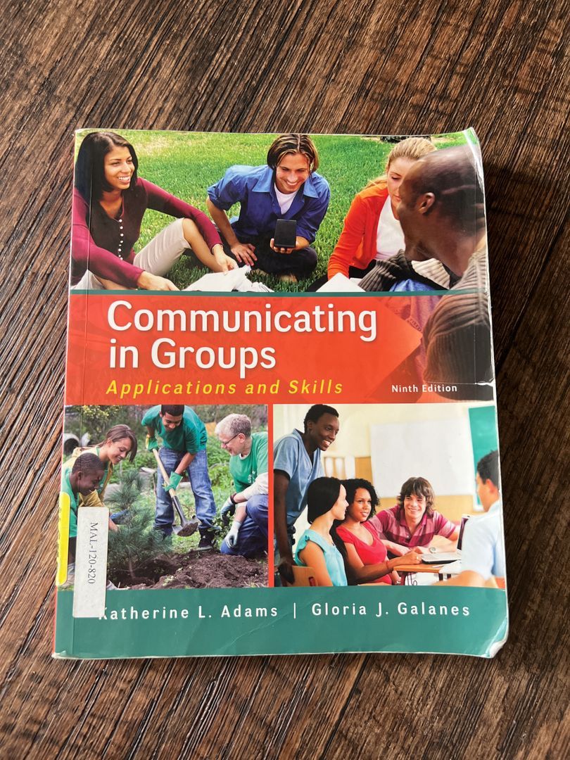 Communicating in Groups: Applications and Skills