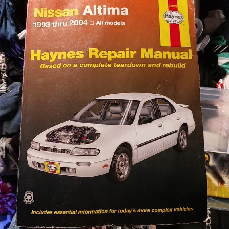 Haynes Nissan Altima 1993 Thru 2004