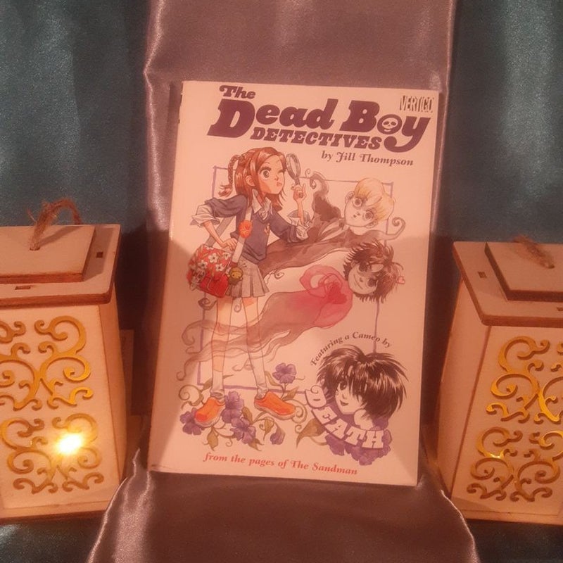 The Dead Boy Detectives (The Sandman) manga by Jill Thompson , Vertigo comics. PRINTER ERROR MISCUT !!!!