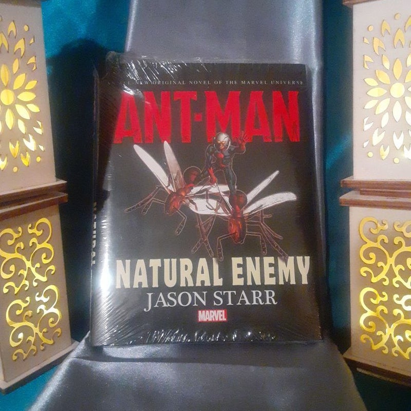 Antman (Scott Lang) Natural Enemy by Jason Starr, Marvel hardcover book
