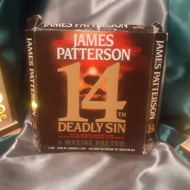 Audiobook CD!!!! The 14th Deadly Sin by Maxine Paetro & James Patterson