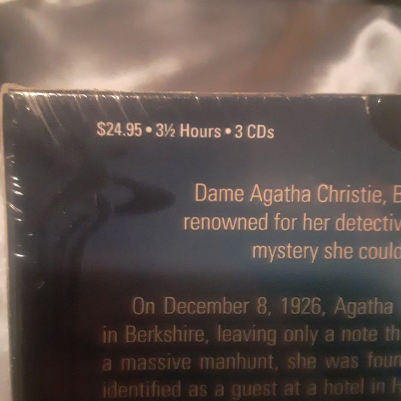 Audiobook CD! The Lost Days of Agatha Christie: A Psychological Mystery by Carole Owens. NEW audio book