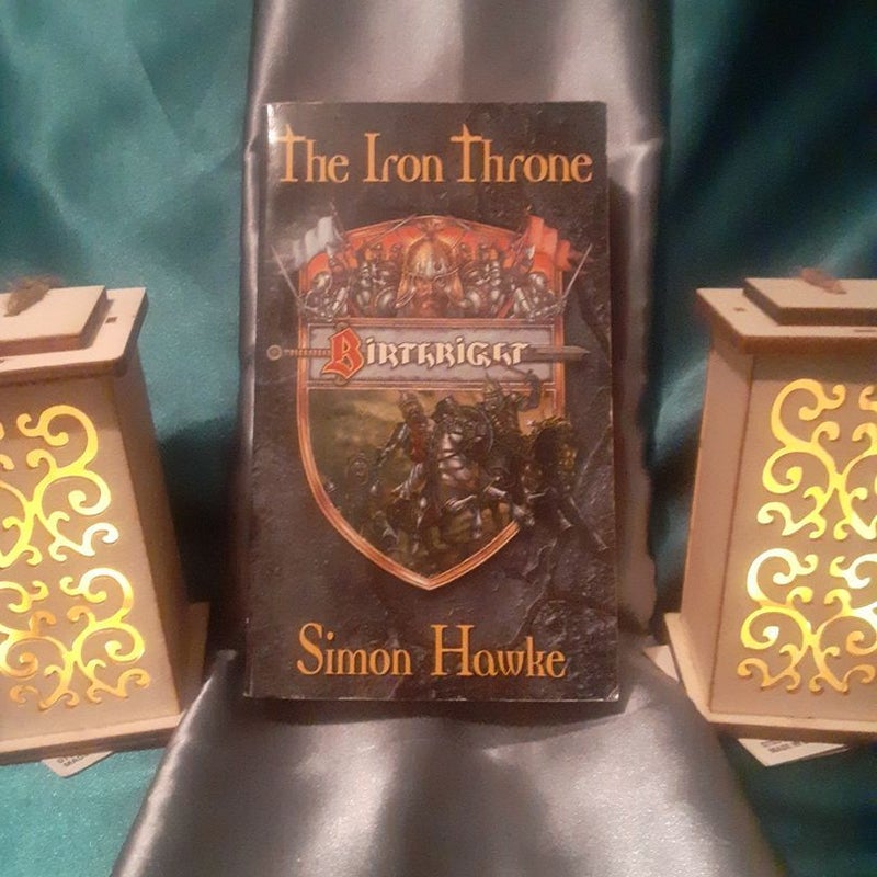 Birthright TSR Fantasy books: The Iron Throne by Simon Hawke