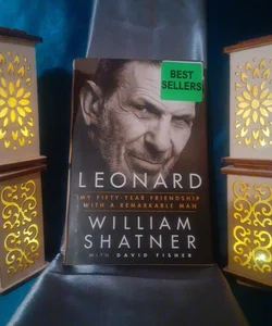 Leonard the 2016 biography by William Shatner.  Hardcover first edition, Spock, Leonard Nimoy