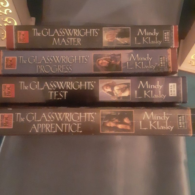 4 Glasswrights book lot 
