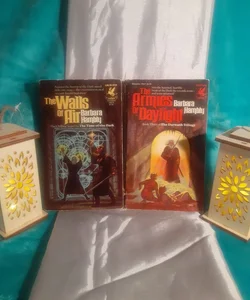 2 SIGNED Darwath trilogy Books 2 & 3 by Barbara Hambly! The Walls of Air, The Armies of Daylight