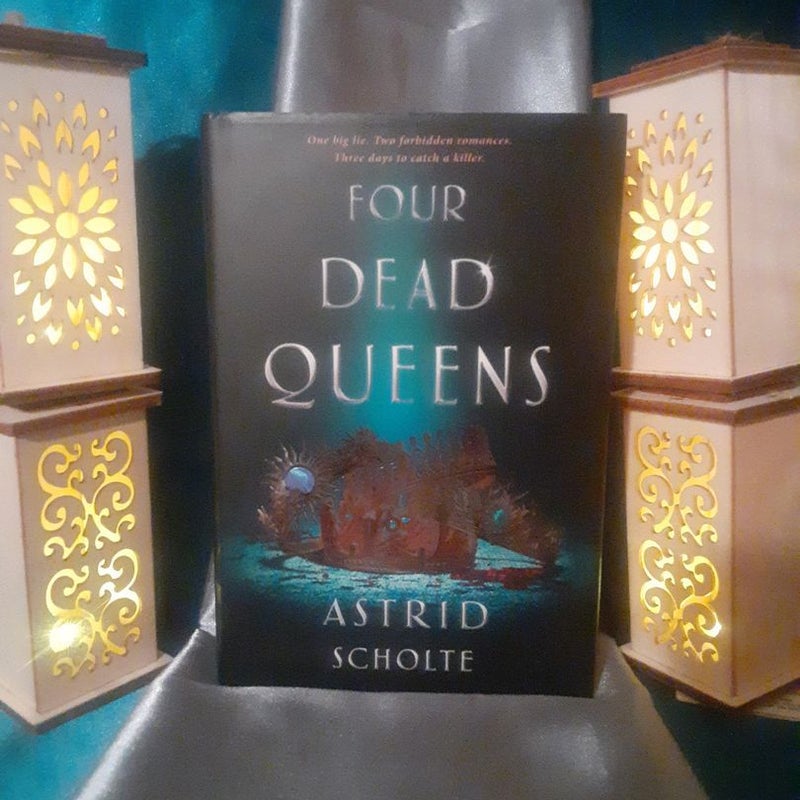 Four Dead Queens by Astrid Scholte , 2019 hardcover book