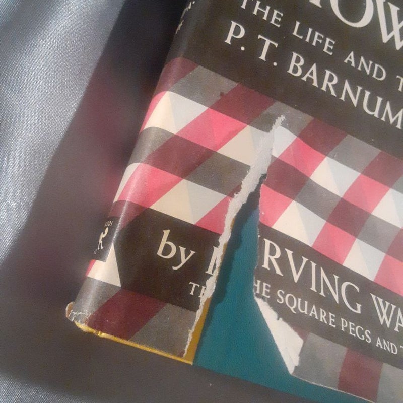 The Fabulous Showman PT Barnum biography hardcover book (The Greatest Showman )
by Irving Wallace ; book club edition 1959