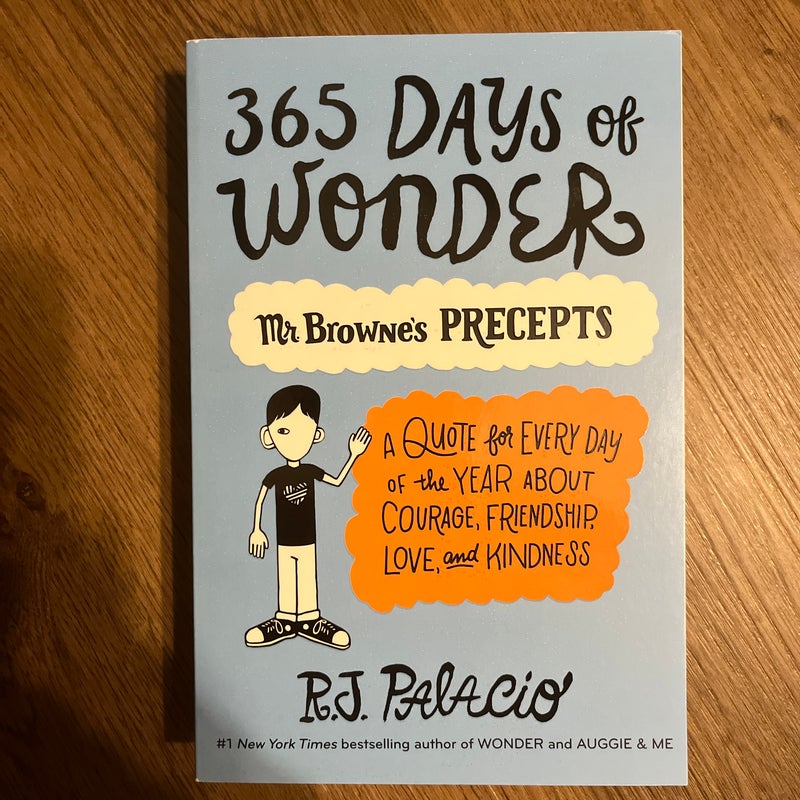 365 Days of Wonder: Mr. Browne's Precepts